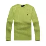 polo-ralph lauren pulls hommes 2019U chute hiver round col 9519 vert